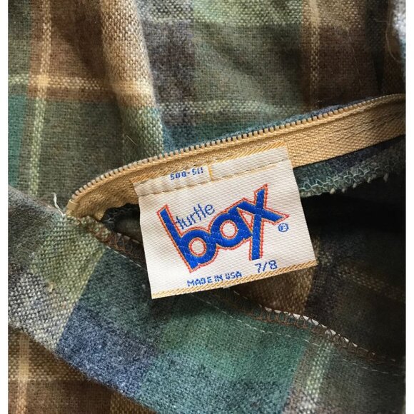 Vintage Turtle Bax Ladies Wool Plaid Skirt Size 7/8 XS Small USA Fall Autumn - Picture 4 of 6